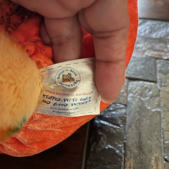 Rare 2012 BAB Workshop Pumpkin Bear in Outfit - Picture 3 of 5